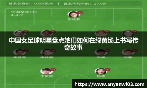 中国女足球明星盘点她们如何在绿茵场上书写传奇故事